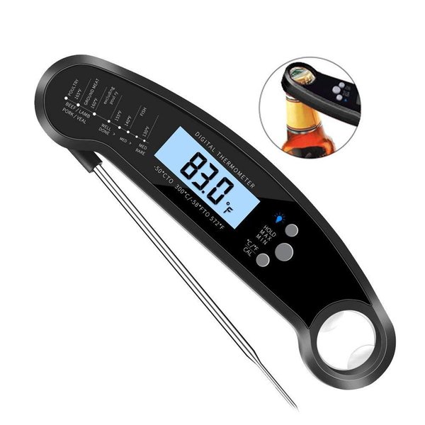 Devil's Hole® Digital Meat Thermometer | Steak Thermometer | IP67 | LCD Lighting