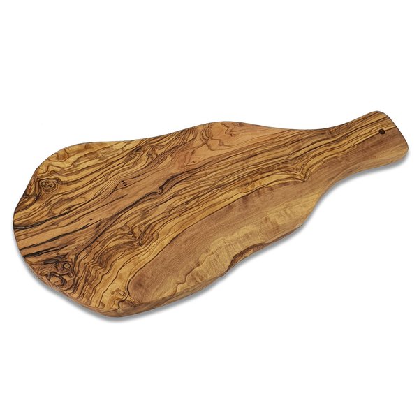 Devil's Hole® olive wood board | with handle| 30 x 15 x 2 cm | Serving Board | Vesperboard