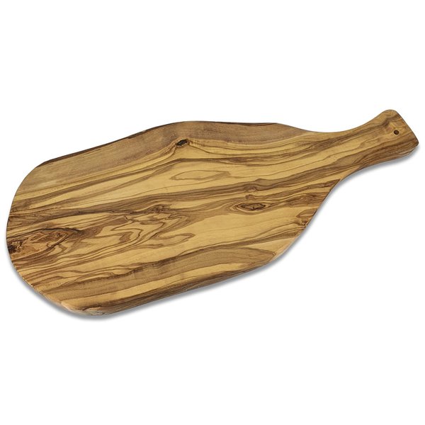 Devil's Hole® olive wood board | with handle| 40 x 18 x 2 cm | Serving Board | Vesperboard