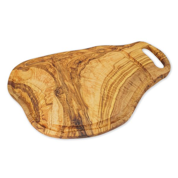 Devil's Hole® olive wood board | with handle| 45 x 25 x 2 cm | Serving Board | Vesperboard