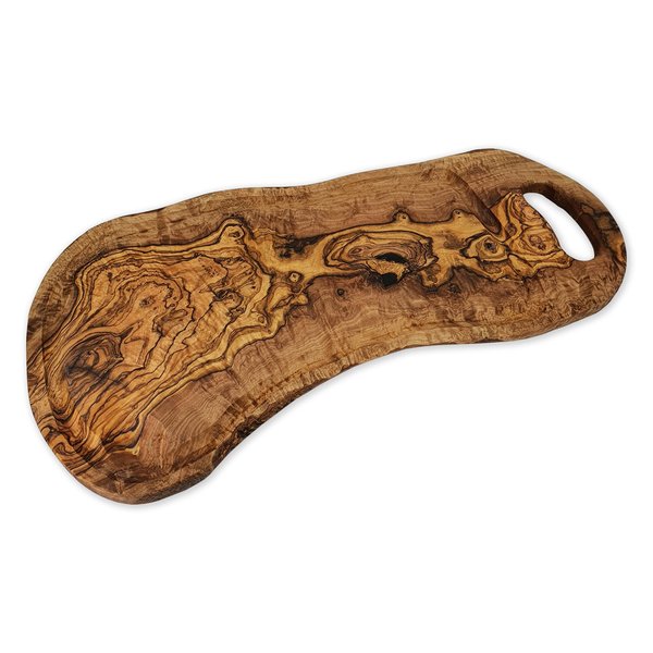 Devil's Hole® olive wood board | with handle| 45 x 25 x 2 cm | Serving Board | Vesperboard