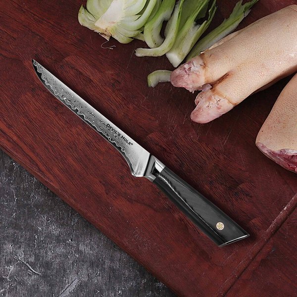 Devil's Hole® Damask Knife | boning Knife | Professional Knife | extremely sharp kitchen knife